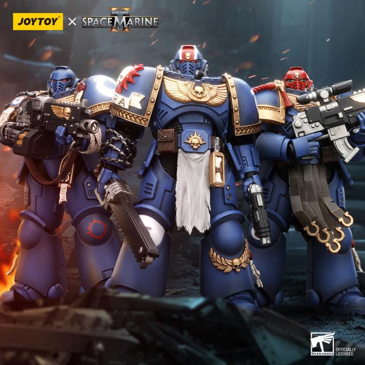 Warhammer 40,000 Space Marine 2 Ultramarines Brother Chairon 1/18 Scale Action Figure - Image 13
