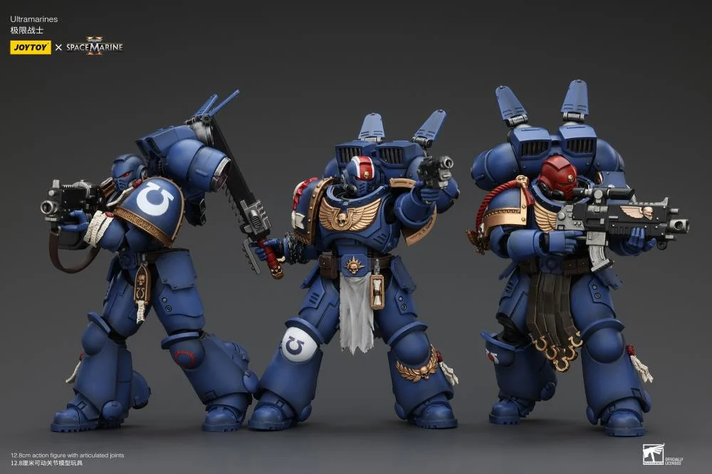 Warhammer 40,000 Space Marine 2 Ultramarines Lieutenant Titus 1/18 Scale Action Figure - Image 10