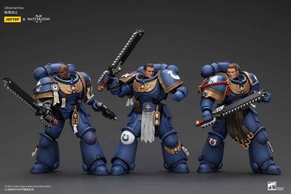 Warhammer 40,000 Space Marine 2 Ultramarines Lieutenant Titus 1/18 Scale Action Figure - Image 9