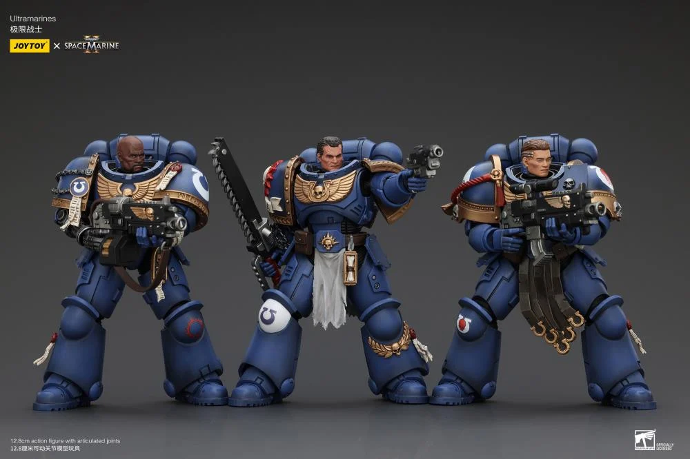 Warhammer 40,000 Space Marine 2 Ultramarines Sergeant Gadriel 1/18 Scale Action Figure - Image 11