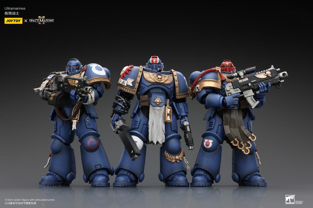 Warhammer 40,000 Space Marine 2 Ultramarines Sergeant Gadriel 1/18 Scale Action Figure - Image 8