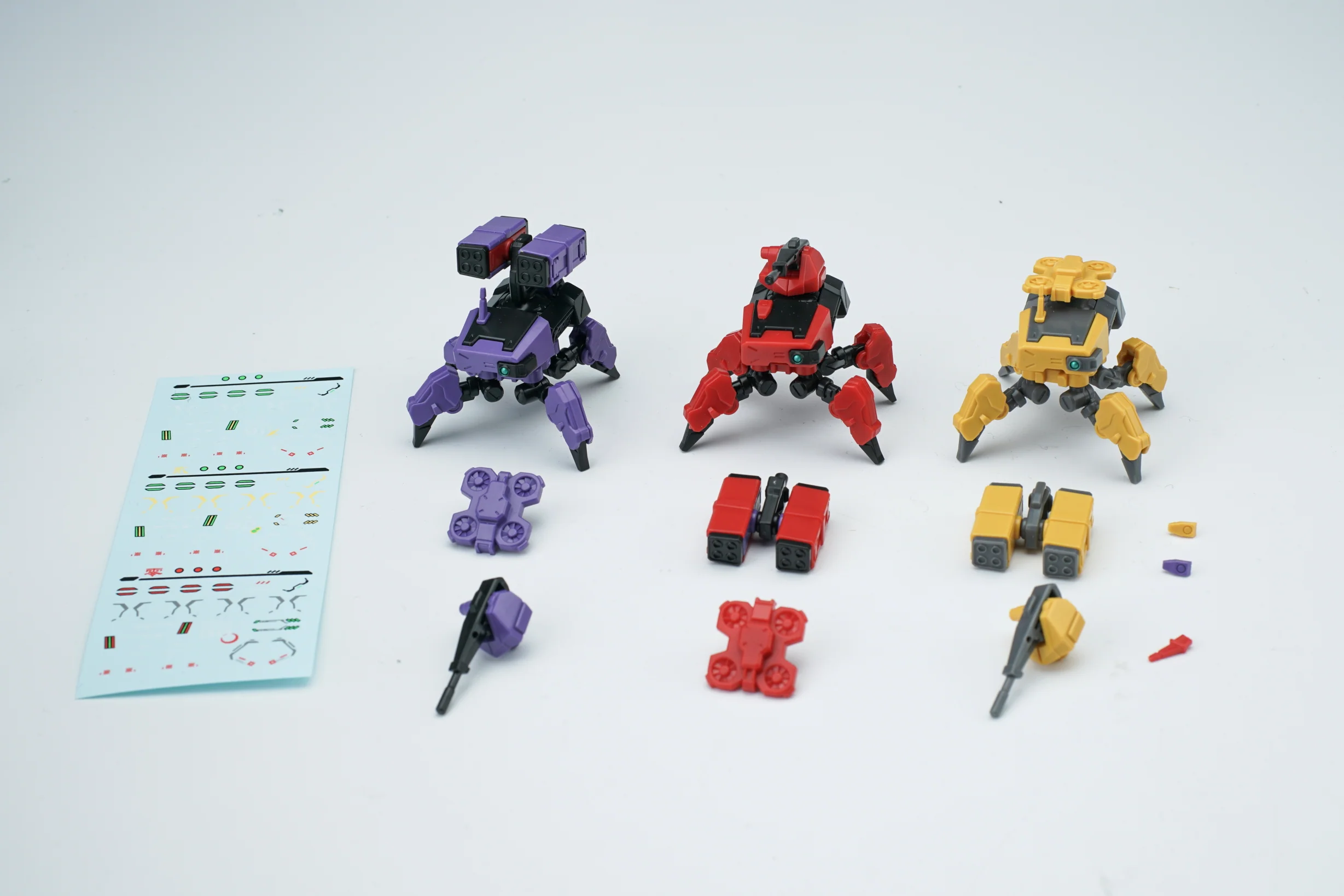 Ultra Action Trooper Series Lycosidae Squad Plastic 1/144 Scale Model Kit (Eva-Themed) (Set of 3)