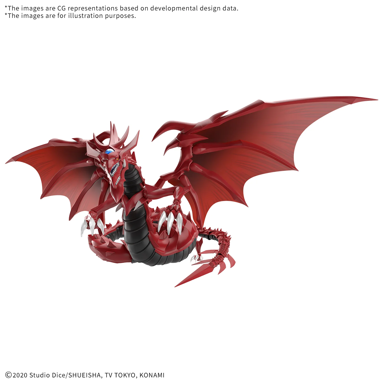 Yu-Gi-Oh! Figure-rise Standard Amplified Egyptian God Slifer The Sky Dragon Model Kit - Image 2