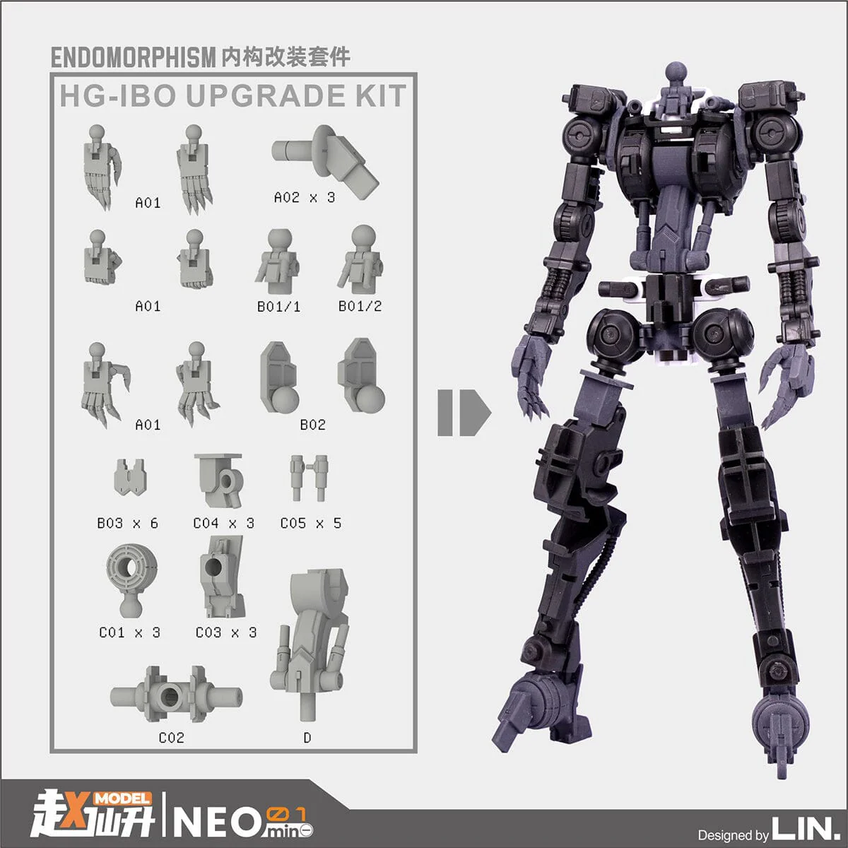 Apex HG IBO Gundam Frame Upgrade